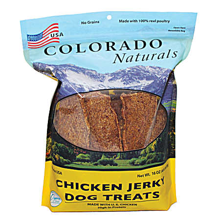 16 oz Chicken Jerky Strips Dog Treats