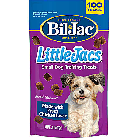 4 oz Little Jacs Small Dog Training Treats