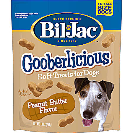 10 oz Gooberlicious Peanut Butter Soft Dog Treats