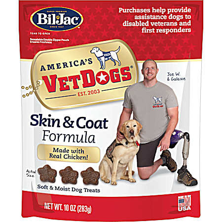 10 oz America's VetDogs Soft & Moist Dog Treats
