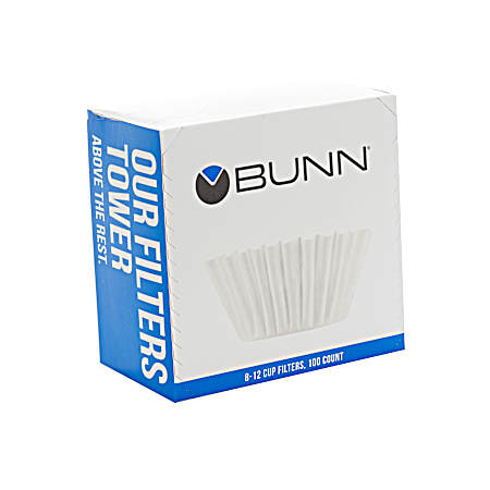8-12 Cup Coffee & Tea Filters - 100 ct