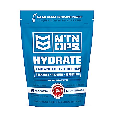 Hydrate Trail Pack Drink Mix - Strawberry Coconut 20 Pk.