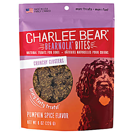 8 oz Bearnola Bites - Pumpkin Spice Flavor Dog Treats