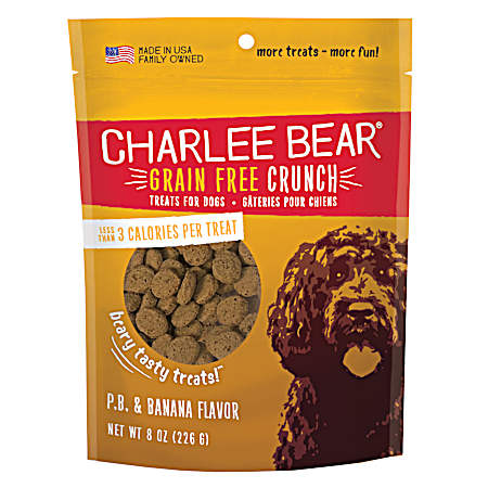 8 oz Grain-Free Crunch - P.B. & Banana Dog Treats