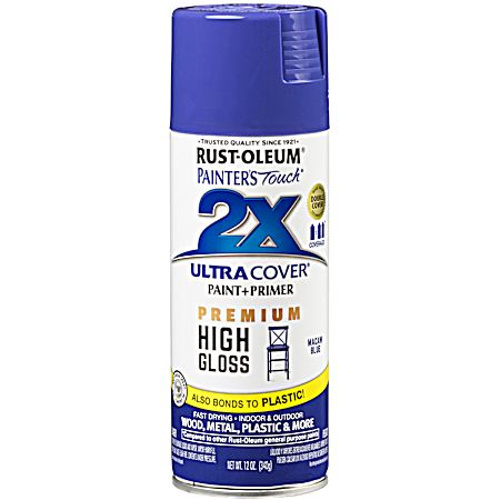 12 oz Painter's Touch 2X Ultra Cover Premium High Gloss Spray Paint & Primer