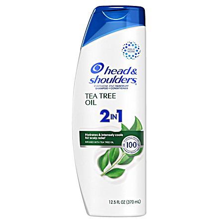 12.5 oz Tea Tree Oil 2 in 1 Dandruff Shampoo & Conditioner