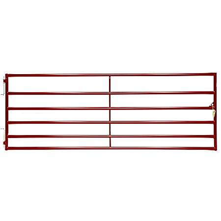 6-bar Red Heavy-Duty Bull Gate