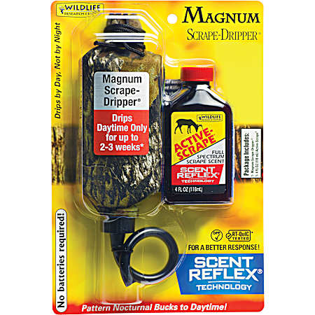 Active Scrape 4 oz Full Spectrum Deer Scrape Scent w/ Magnum Scrape-Dripper