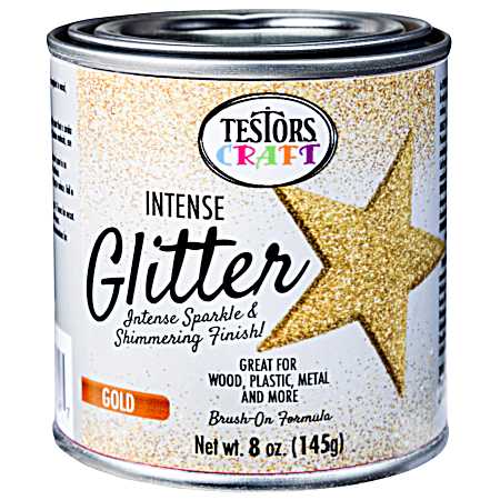 8 oz Intense Glitter Brush-On Paint