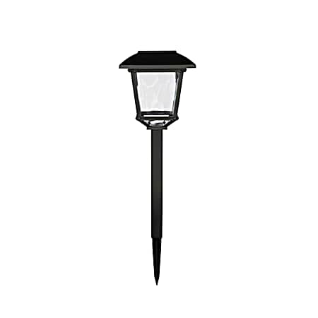 Solar Black Plastic LED Stake Lights - 6 Pk.