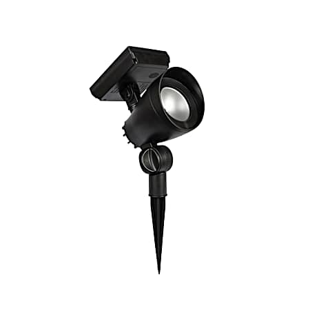 Solar Black Plastic LED Spotlight