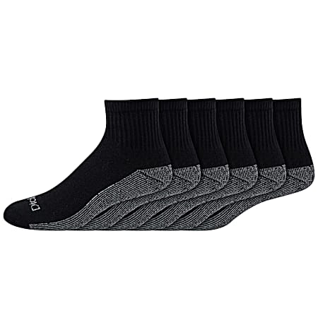 Boy's Dri-Tech Quarter Socks - 6 Pk