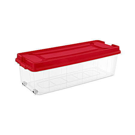 Christmas Tree Wheeled Storage Box