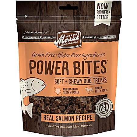 Grain Free Power Bites Salmon Recipe Chewy Dog Treats
