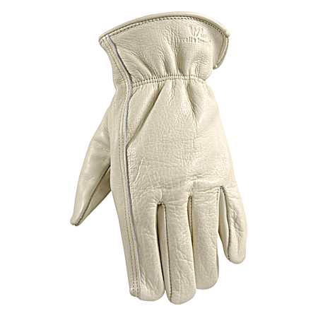 Men's Grain Cowhide Palm Patch Gloves