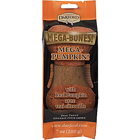 7 oz Mega-Bone Mega-Pumpkin Dog Treat