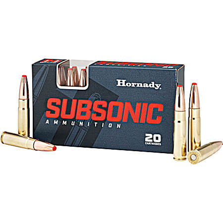 .300 AAC Subsonic 190 Grain Centerfire Rifle Ammunition - 20 Rounds