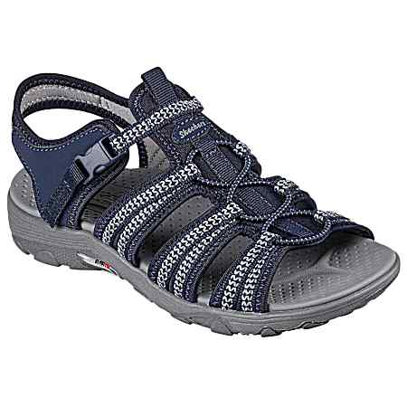 Women's Navy Arch Fit Fisherman Sandals