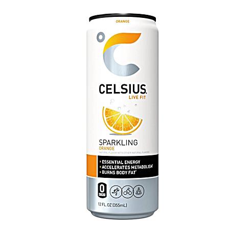 12 oz Sparkling Orange Energy Drink