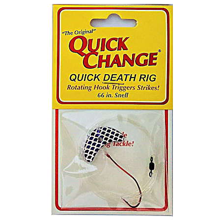 Purple Smelt Quick Death Rig Walleye Wing