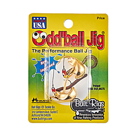 Odd' Ball Jig 2 Pk - 14 Kt Gold