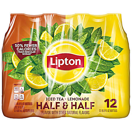 16.9 Oz Iced Tea Lemonade Half & Half - 12 Pk