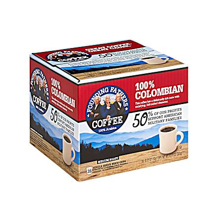 100% Colombian Coffee Brew Cups - 36 Ct