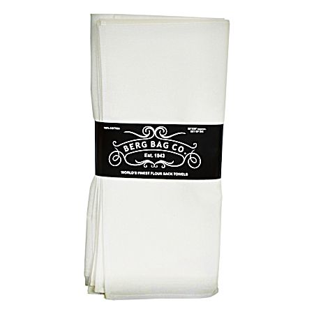 30 in X 30 in White Flour Sack Towels - 6 Pk