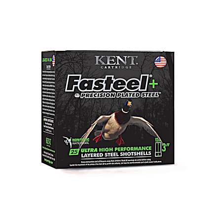12 Gauge Fasteel 2.0 3'' BB Shot Shotshells - 25 Rounds