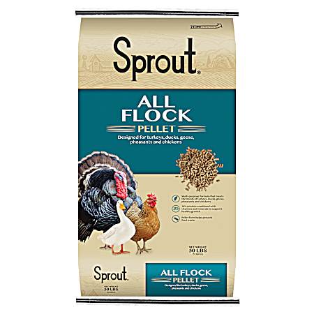 All Flock Poultry Feed - 50 lb