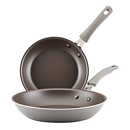 Gray Cook + Create 2-Piece Nonstick Frying Pan Set