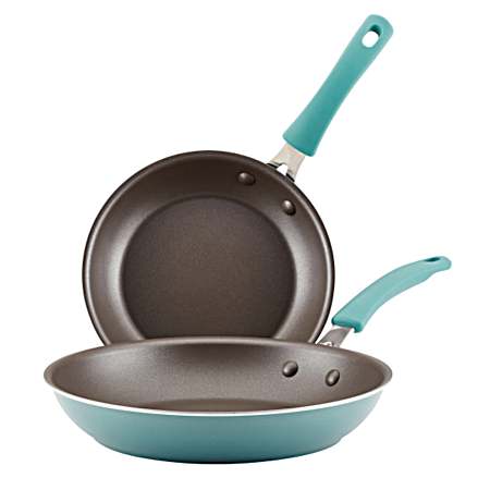 Agave Blue Cook + Create 2-Piece Nonstick Frying Pan Set