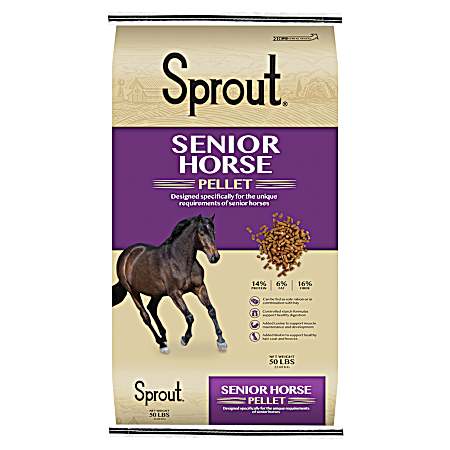 Pelleted Senior Horse Feed - 50 lb
