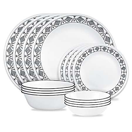 Cusco 16 Pc. Mugless Dinnerware Set