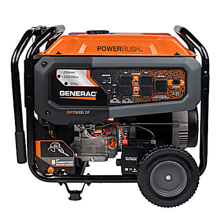 GP7500E Dual Fuel CO Portable Generator