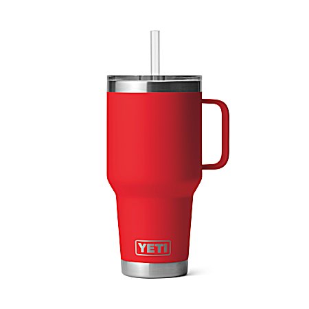 Rambler 35 oz. Straw Mug - Rescue Red
