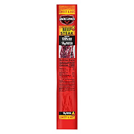 2 oz. Sweet & Hot Beef Steak Meat Snack