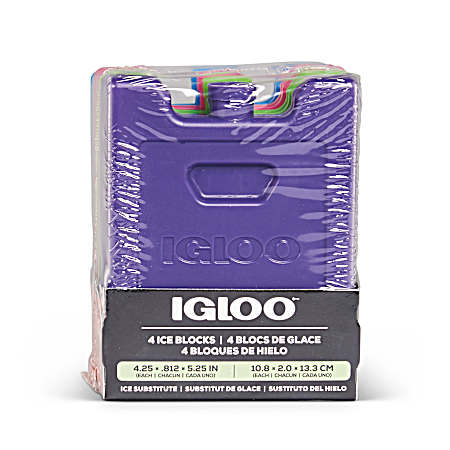 MaxCold Colored Ice Blocks  - 4 pk