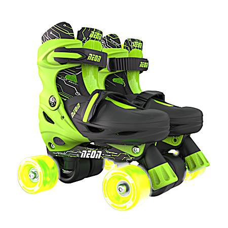 Green L 2-in-1 Neon Skates