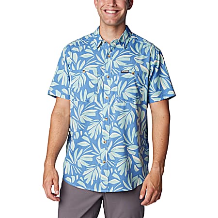 Men's Utilizer Printed Woven Short Sleeve Shirt
