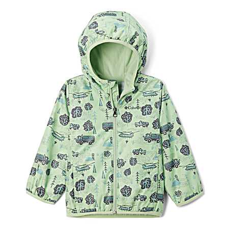 Toddlers' Sage Leaf Mini Pixel Grabber II Wind Jacket