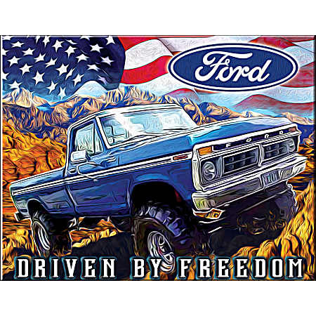 Ford Freedom Truck Metal Sign