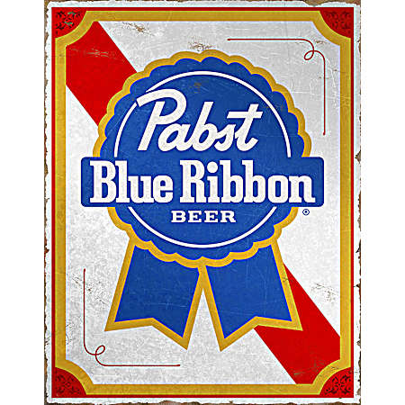 Pabst Blue Ribbon Metal Sign
