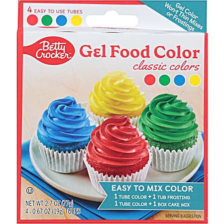 2.7 oz Classic Gel Food Colors