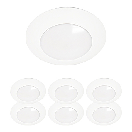 6 in. LED Surface Downlight - 6 Pk.