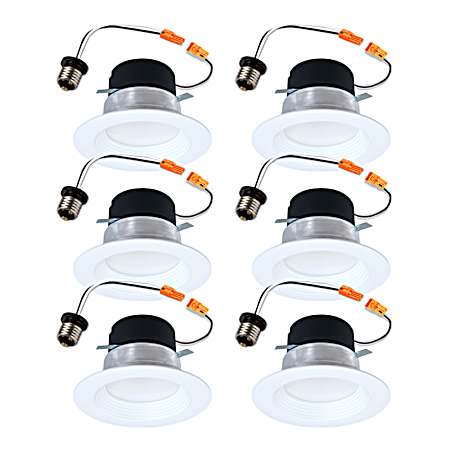 4 in. LED 5CCT Retrofit Downlight - 6 Pk.