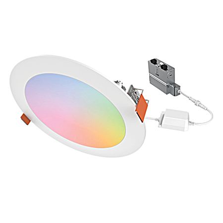 5/6 in. LED Smart Wi-Fi Can-Less Slim Edge Downlight