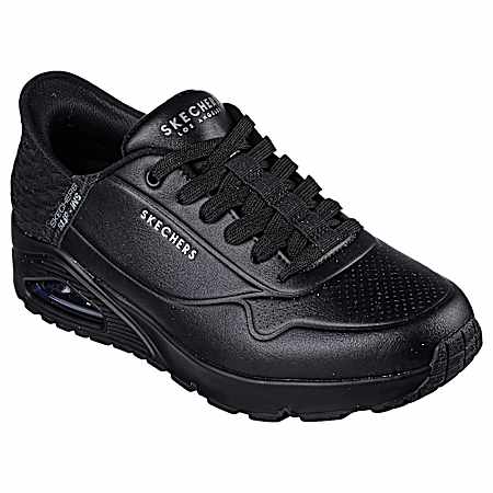 Street Men's Black Easy Air Slip-Ins Shoes