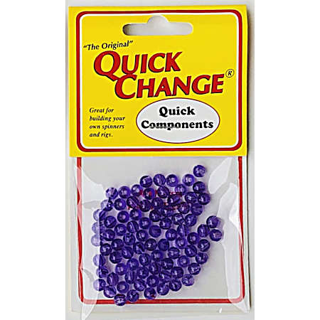 5MM Purple Beads - 100 Pk.