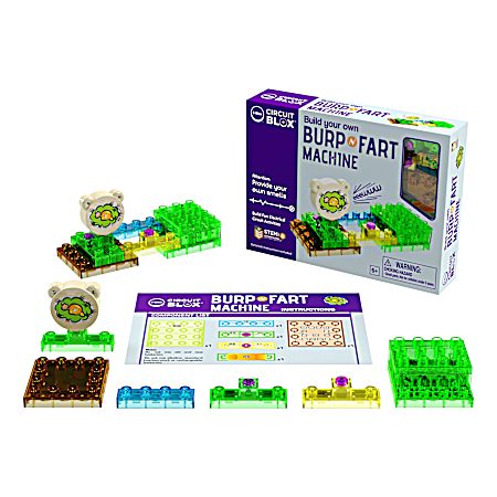 Circuit Blox Build Your Own Burp 'n Fart Machine - 6 Pc